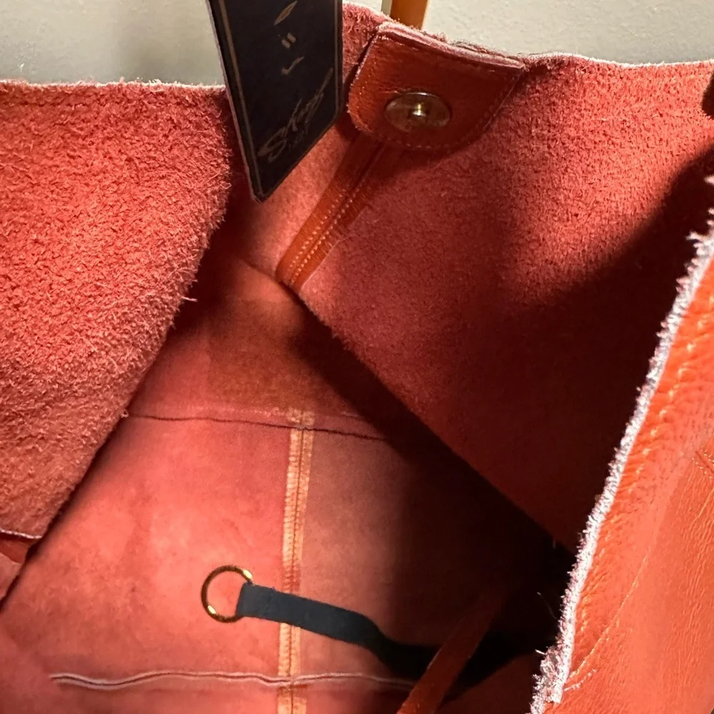 Sharif Orange Hobo Bag